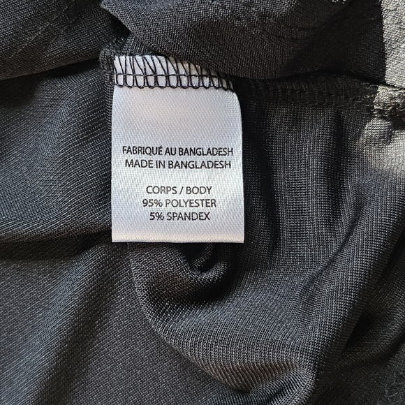 NWT Lily Morgan S Women black shirt top. Short sleeves small - Picture 4 of 4